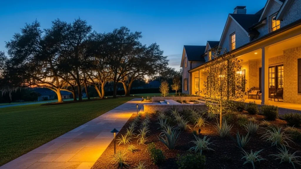 Outdoor Lighting Installations in Santo