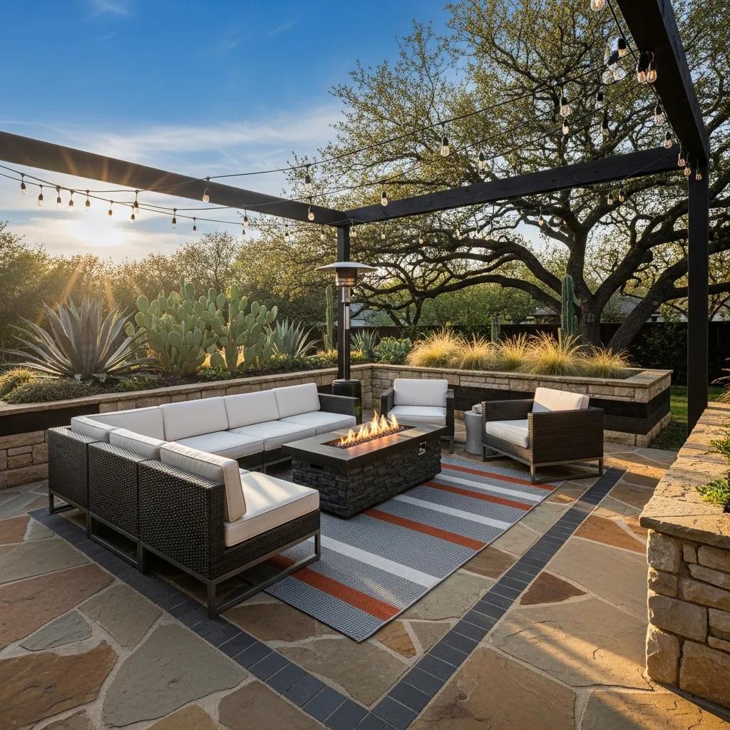 Custom patio design enhancing outdoor living in North Texas